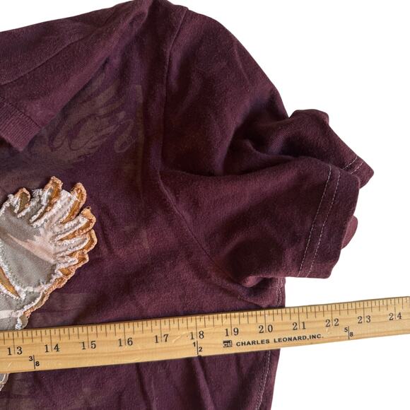 American Eagle Eagle Logo Tee Medium 1977 Appliqué Y2K Aesthetic Vintage Fit - Picture 4 of 8